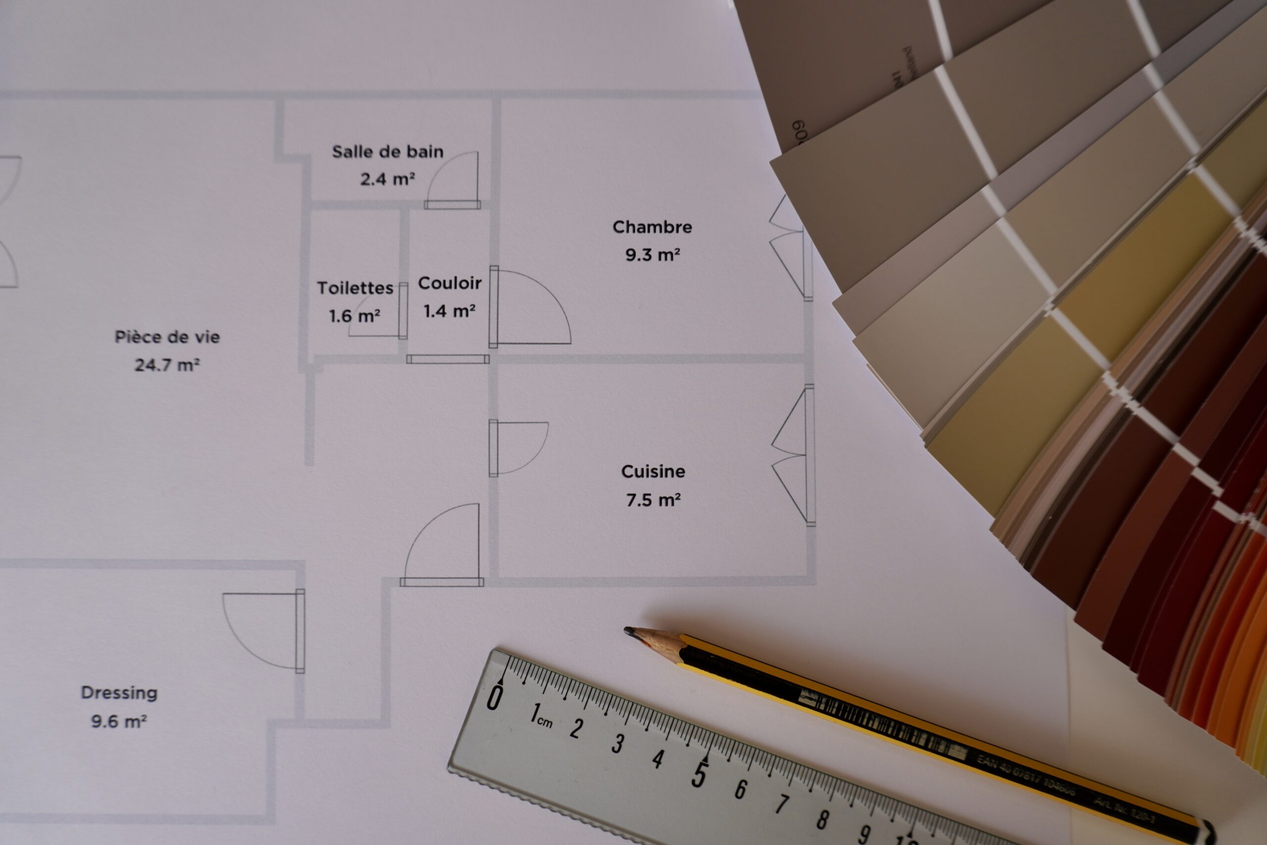 Sélection de matières et textures pour un projet de décoration d’intérieur en Normandie