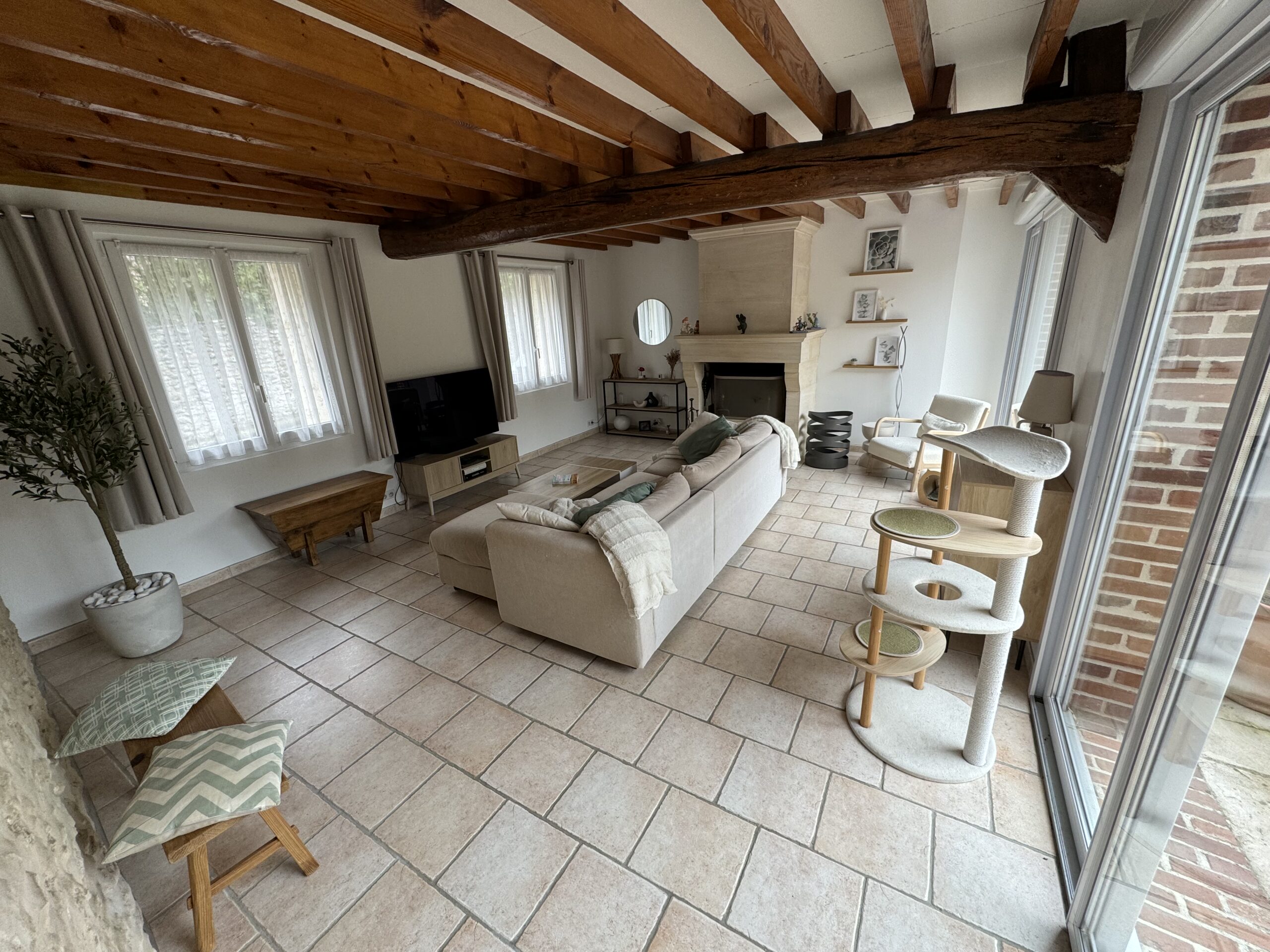 Salon après rénovation